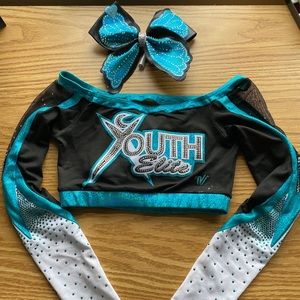 Cheer Extreme Youth Elite Uniform Top & Bow